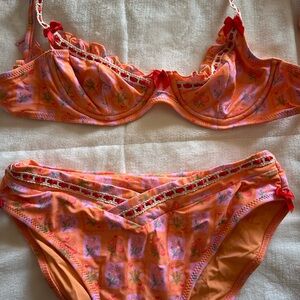 Blackbough love letters Bikini Set